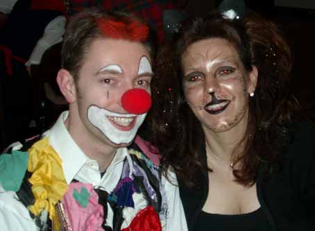 Fasching 2004: Ronald mit Frau