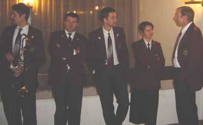 Vor dem Konzert 2002