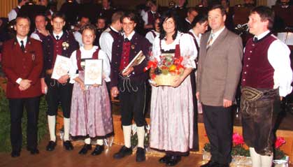 Ccilienkonzert 2004: Ausgezeichnete
            Jungmusikanten