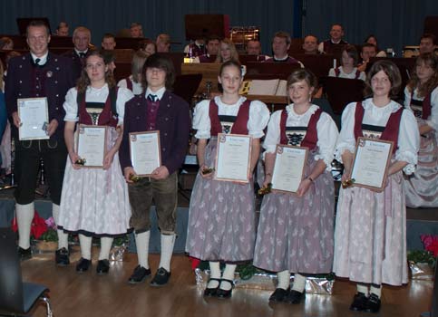 Konzert 2009: Ehrungen