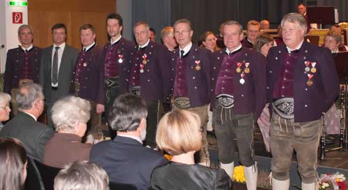 Konzert 2010: Ehrungen