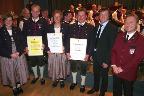 Konzert 2013: Ehrungen