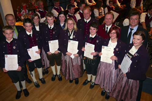 Konzert 2013: Ehrungen