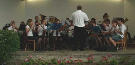 Platzkonzert Jugendblasorchester 2004