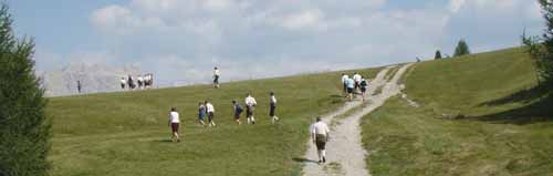 St. Kassian 2003: Der Weg zur Alm