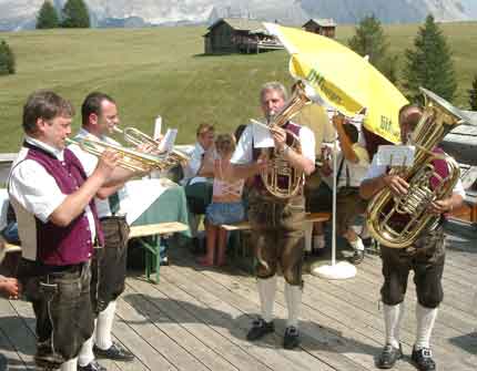 Auf der Alm: Ein St�ndchen zum Dank